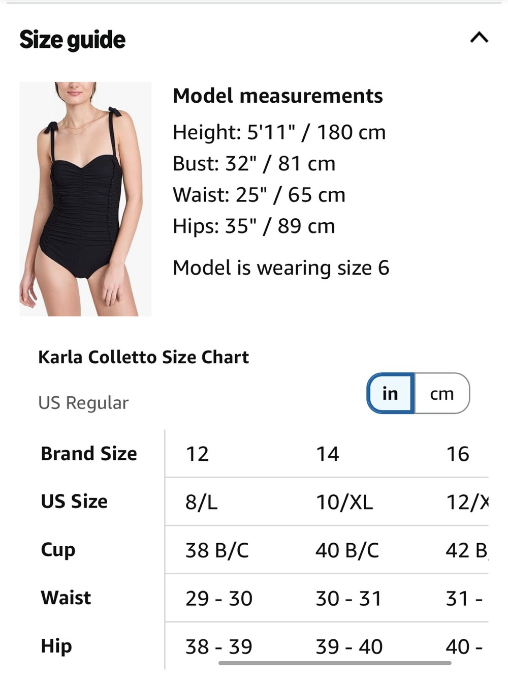 Karla Colletto Women's Tate High Back One Piece Tied-Shoulder Black Swimsuit 12 - Picture 6 of 6